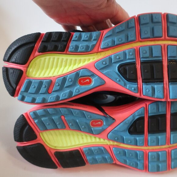 Womens Nike Lunarglide 3 Anthracite Black Pink Blue Trainer Running Sneakers 8 - Picture 11 of 16